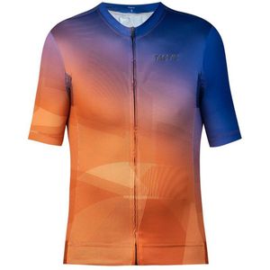 Tactic Atacama Korte Mouwen Fietsshirt Oranje,Blauw M Man