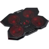 White Shark - ICE-WIZARD - Gaming Laptop Cooler - LED - Tot 17.3 inch