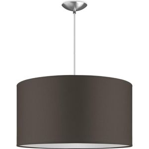Home Sweet Home hanglamp Bling - verlichtingspendel Basic inclusief lampenkap - lampenkap 50/50/25cm - pendel lengte 100 cm - geschikt voor E27 LED lamp - taupe