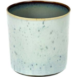 Serax Terres de Rêves Beker - Ø7,5 x H7,5 - Light Blue / Smokey Blue - 8 stuks