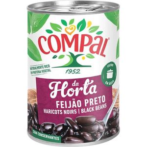 Compal Horta Feijão Preto/Compal Horta Black Beans (845g)