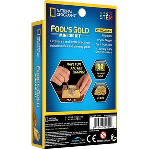 National Geographic - Pyriet te ontdekken | Fool's Gold set  (Impulse Mini Dig Fool's Gold)