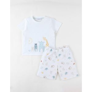 Noukie's - Pyjama - Jersey - Dieren - Korte mouw - 4 jaar 104