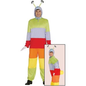 Disfraces Guirca - Wormenkostuum voor volwassenen - Jumpsuit - One size - Carnavalskleding