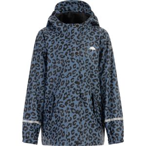 Schmuddelwedda - Regenjas - Blauw - Luipaarddessin