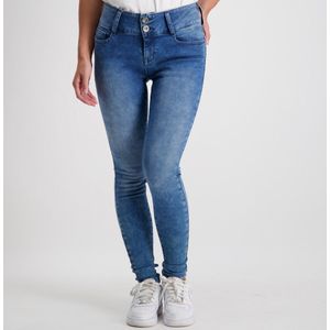 Cars Jeans Amazing Super skinny Jeans - Dames - Stone Used - (maat: 25)