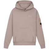 Malelions - Kids Nylon Pocket Hoodie - Grey Brown