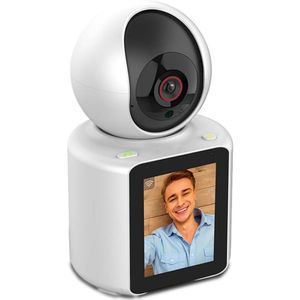 DailySupplies® Hondencamera - Huisdiercamera - Babyfoon met Camera en App - Baby Monitor - Full HD - Wit