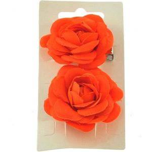 Zac's Alter Ego Haarclip Flower Oranje