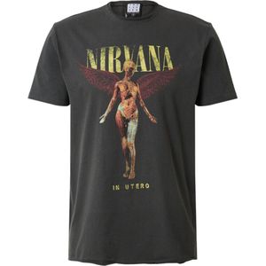 Amplified shirt nirvana in utero Donkergrijs-Xxl