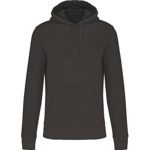 Ecologische herenhoodie met capuchon merk Kariban Dark Grey - S