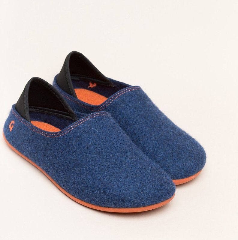 Gottstein - Wool SlipOn - Pantoffels - Blauw - 100% Wol