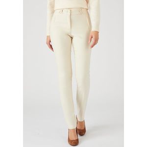 Damart - Pantalon stretch canvas - Dames - Beige - 42