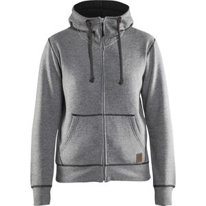 Blaklader Dames hooded sweatvest 3373-1157 - Grijs Mêlee - XL