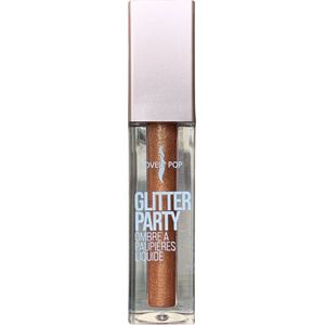 Lovely Pop Cosmetics - Vloeibare Oogschaduw - Metallic - Glanzend - Glitter - Warm Goud - 10 Sunset