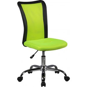 Bureaustoel - Kinderstoel - In hoogte verstelbaar - Mesh - Groen
