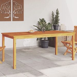 Ruime Tuintafel 180x90 cm van Massief Acaciahout voor Buiten - Stevige Buitentafel voor Eten en Ontspanning
