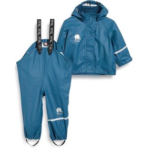 Two-piece rain suit in blue colours - waterproof - size 68/74 - for babies