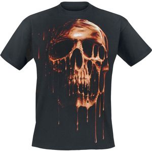 Spiral Dripping Gold Heren T-shirt - zwart - XXL