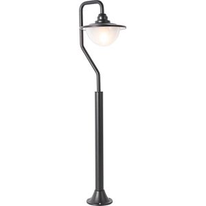 QAZQA bruges - Klassieke Staande Buitenlamp | Staande Lamp voor buiten - 1 lichts - H 100 cm - Zwart - Buitenverlichting
