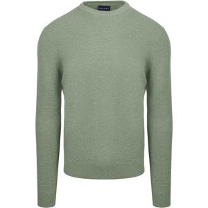 Suitable Trui Structuur Groen - Maat XXL - Heren - Sweater