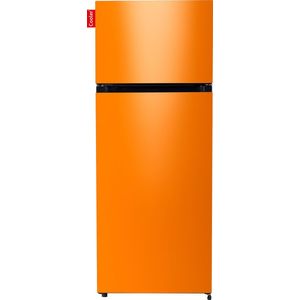 COOLER MEDIUM-FORA Combi Top Koelkast, F, 164+41l, Gloss Bright Orange Front
