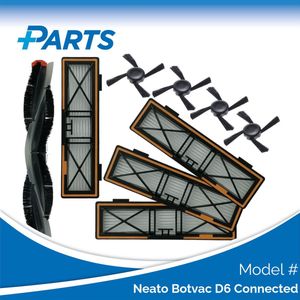 Neato Botvac D6 Connected Onderhoudsset van Plus.Parts® geschikt voor Neato - 9 delig!