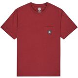 ELEMENT - Shirt - Wijnrood - Kwartmouw - Normale Pasvorm