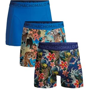 Muchachomalo - Irezumi - Boxershorts - Blauw - 3-pack