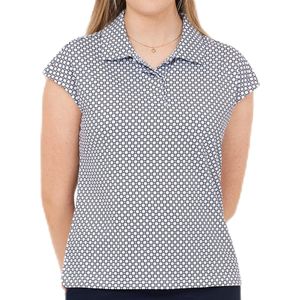 Func Factory dames polo Grace navy print maat 48
