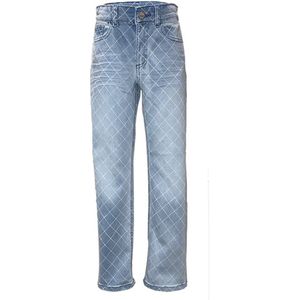 Dutch Dream Denim-Meisjes Broek- Matope jeans met print