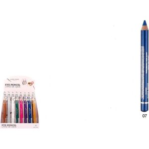 Easy Paris Cosmetics - Jumbo Oogschaduw en Oogpotlood met puntenslijper - Blauw - Nummer 07 - 1 stuks
