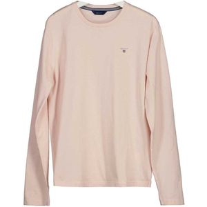 Gant Original T-shirt Met Lange Mouwen Beige 6-8 Years Meisjes