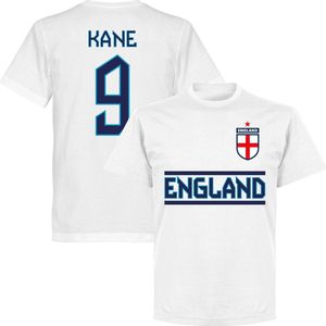 Engeland Kane 9 Team T-Shirt - Wit - Kinderen - 104