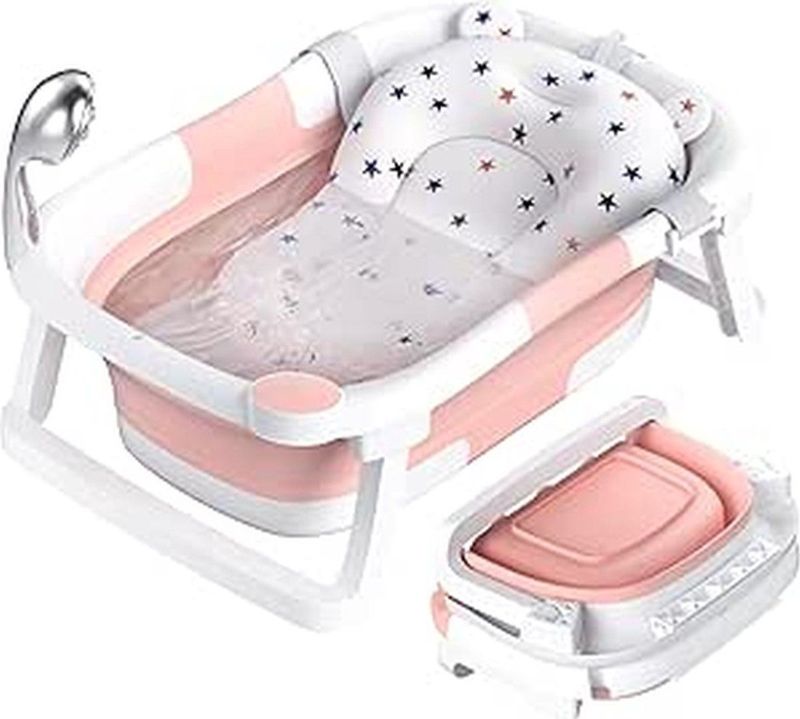 Opvouwbaar babybadje - kussen inbegrepen
