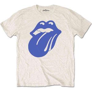 The Rolling Stones - Blue & Lonesome 1972 Logo Heren T-shirt - S - Creme