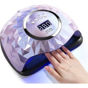 Kraftverdia™-Nageldroger-248W LED-nagellamp-met 60 lampkralen-UV-licht voor nagels Gel Polish Snellere uithardingslamp-Automatische sensor-Thuis salon-voor vingernagel en teennagel-4 Timer