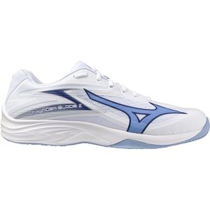 Mizuno - THUNDER BLADE Z - Volleybal Zaalschoen - Wit/Blue - Lichtgewicht