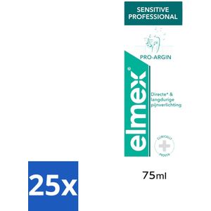 Elmex - Tandpasta - Sensitive Professional - Pro Argin - 75ml - Bulkverpakking - 25 stuks