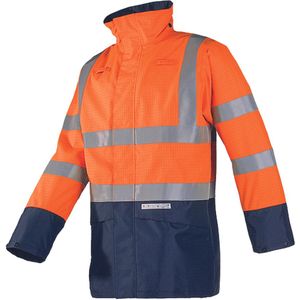 Sioen 7219 Elliston parka - Werkjas - oranje - reflecterend - maat XL