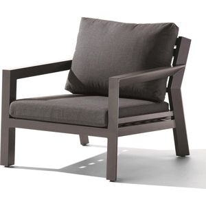 Sieger - Brisbane - Loungeset - Donkergrijs - Aluminium - Sunbrella Kussens