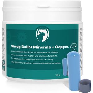 Excellent Sheep Bullet ISC - Cu voor Ooien - Optimale vruchtbaarheid - Mineraalvoer voor schapen - 10 stuks