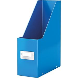 Leitz WOW Click & Store Stevige Kartonnen Tijdschriftenhouder - 10.3 x 33 x 25.3 Cm (BxHxD) - Blauw