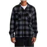 Rvca Yukon Hi Pile Overshirt Blauw L Man