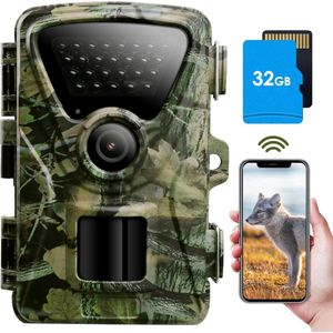 Wildcamera - Wildcamera voor Buiten - Wildcamera met Nachtzicht - Wild Camera - Buitencamera met Nachtzicht