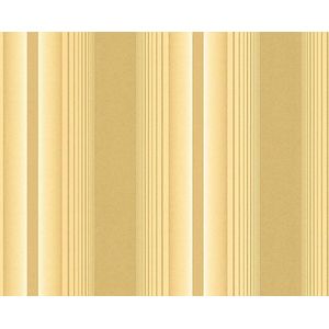 KLASSIEK STREPEN BEHANG - Goud Creme Metallic - AS Creation Hermitage 10