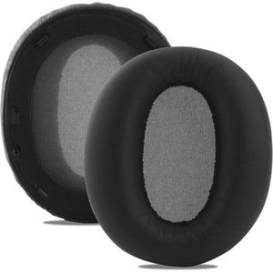 Vervangende oorkussens voor hoofdtelefoon van zachter eiwitleer en traagschuim, grijs