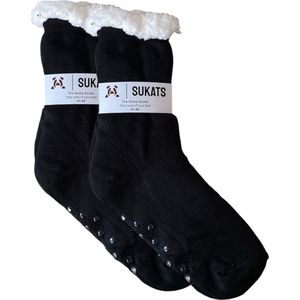BLACK FRIDAY - Sukats® Huissokken - Homesocks - Maat 41-46 - Antislip Sokken - Fluffy Sokken - Huissokken Heren - Slofsokken - Variant 24 - Meerdere Maten en Varianten - Verwarmde Sokken