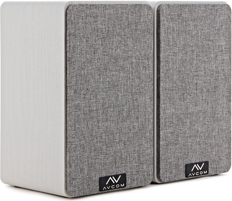 AVCOM 5 boekenplank luidspeakerpaar, wit