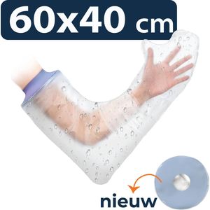 Herstelloket® Douchehoes arm - Gipshoes arm - Arm heel - onderarm - bovenarm - hand - waterdicht - medisch silicone - vernieuwd